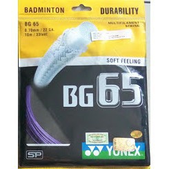 <YONEX BG 65> DÂY CƯỚC CĂNG VỢT YONEX BG 65 đủ 3 TEM CHÍNH HÃNG- Nhà phân phối chính hãng