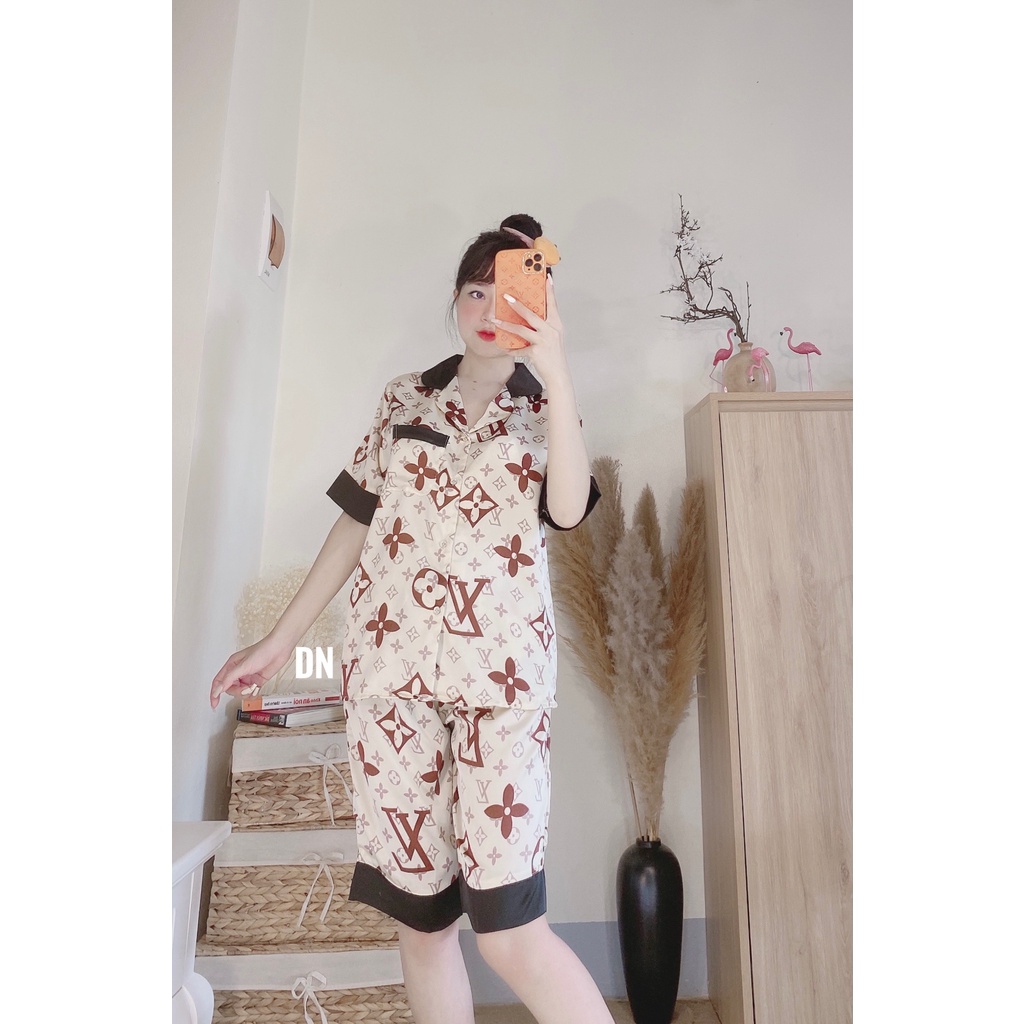 Đồ bộ Pyjama ☘LỬNG lụa mango cao cấp☘ mềm mịn, mát mượt 💯 Ảnh thật