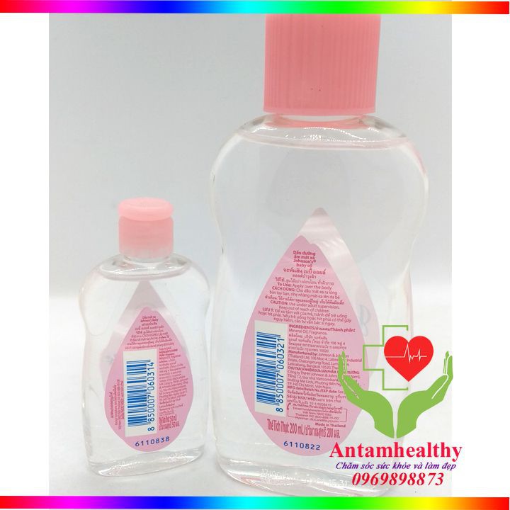 Dầu massage dưỡng ẩm - Dưỡng da Gohnsons Baby oil