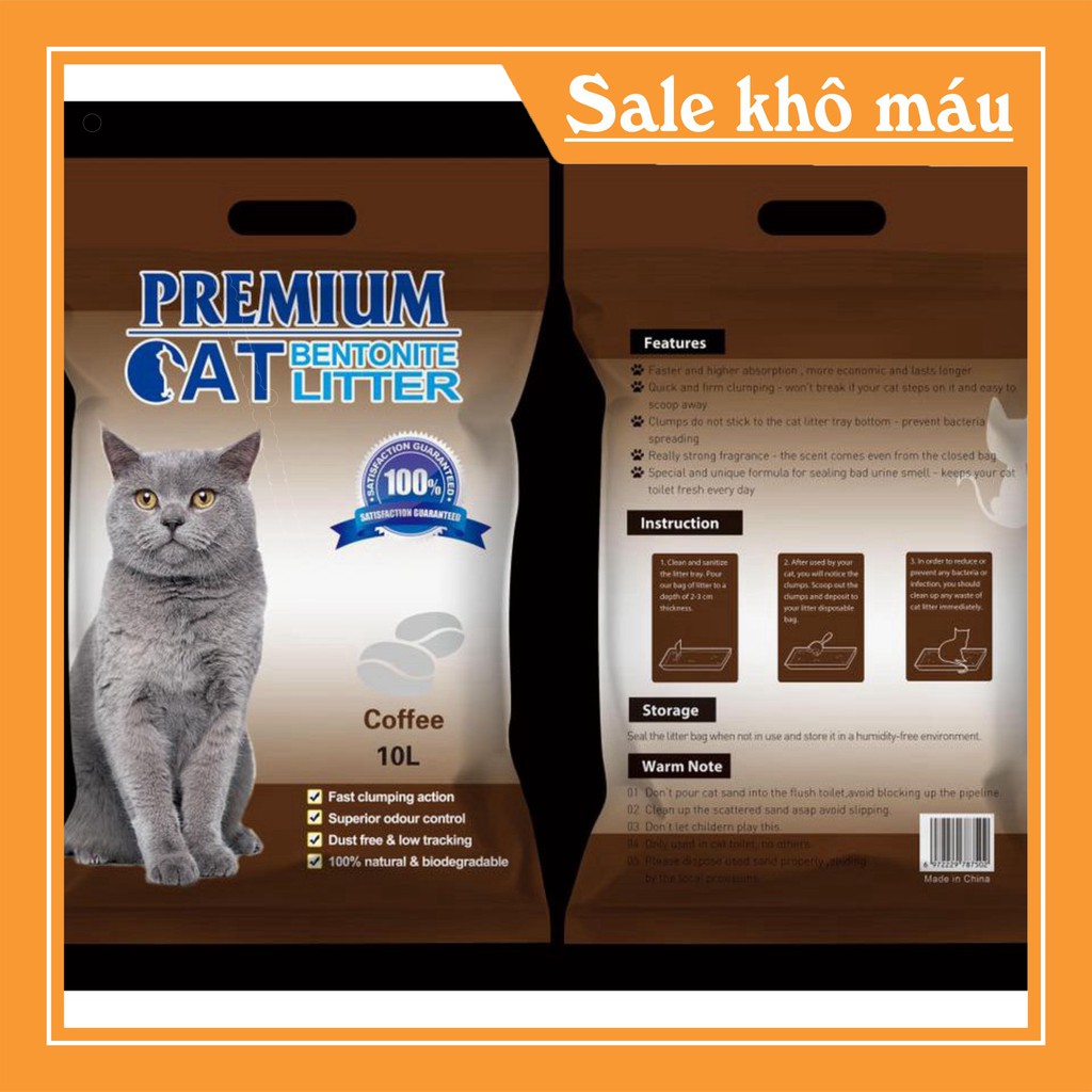 [FLASH SALE] cát vệ sinh cho mèo premium 10L