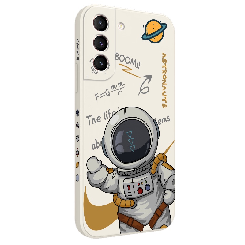 Ốp Điện Thoại Tpu In Hình Phi Hành Gia Cho Samsung Galaxy S21 S20 FE Ultra Plus