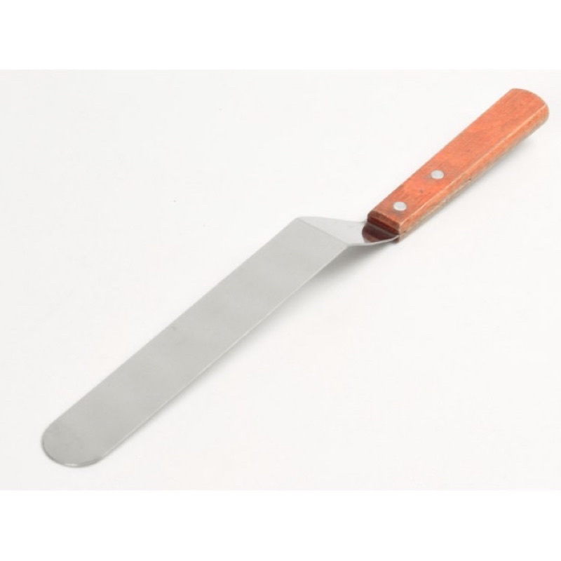 Dao chà láng bánh kem gấp khúc cán gỗ