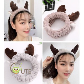 Băng Đô Sừng Hươu 3D vải nhung mềm mại mẫu mới