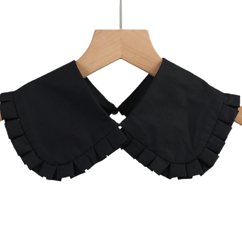 Cổ Áo Giả Nhún Bèo Trang Trí Cho Đầm Len