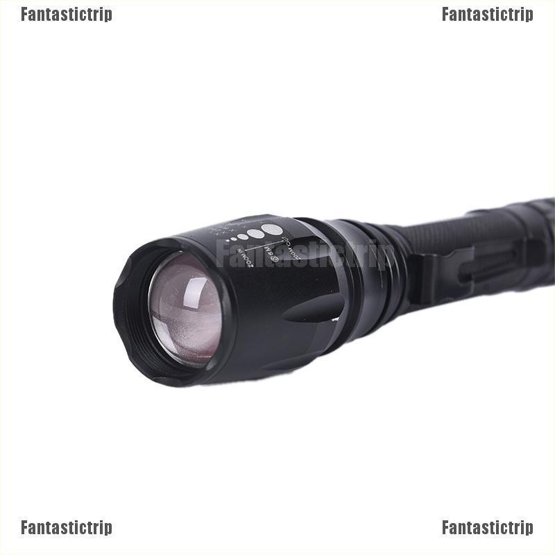 Fantastictrip Super Bright 90000LM T6 LED Flashlight Torch Zoomable 18650