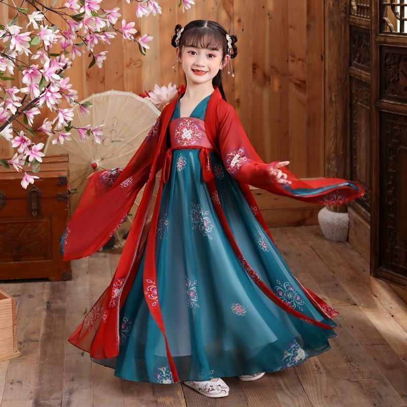 Bộ Đồ Hóa Trang Phong Cách Trung Hoa Cổ Đại Dành Cho Bé Gái
