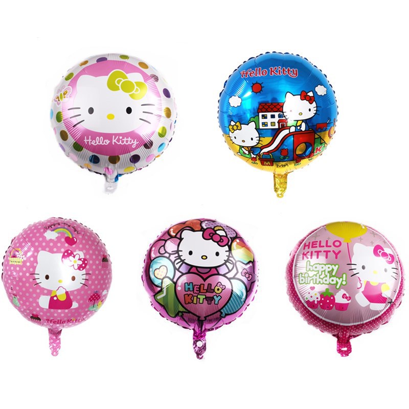 Bong Bóng Nhôm 18 inch Hình hello kitty