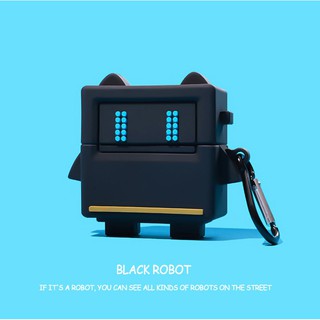 Vỏ bảo vệ tai nghe airpod case airpod 1 2 Pro hình Robot