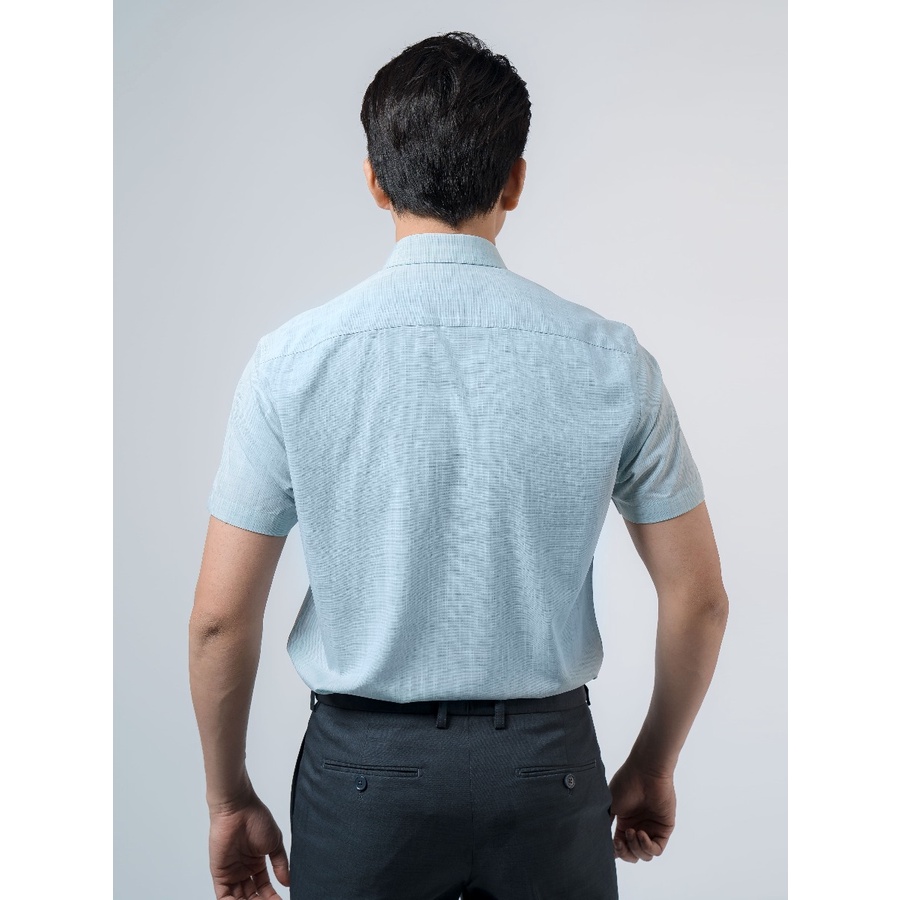 OWEN -  Áo sơ mi cộc tay dáng Bodyfit sợi Tre - Mã BA220072NT - OWEN Flagship Store