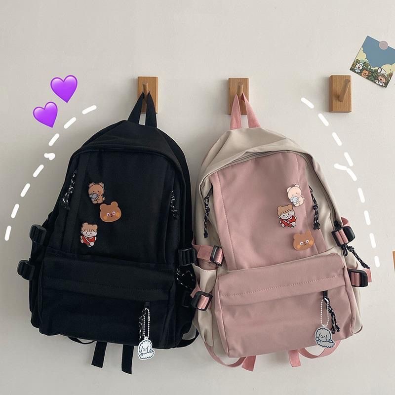 Balo ulzzang đi học chống thấm phối màu cao cấp BAG U AJO25