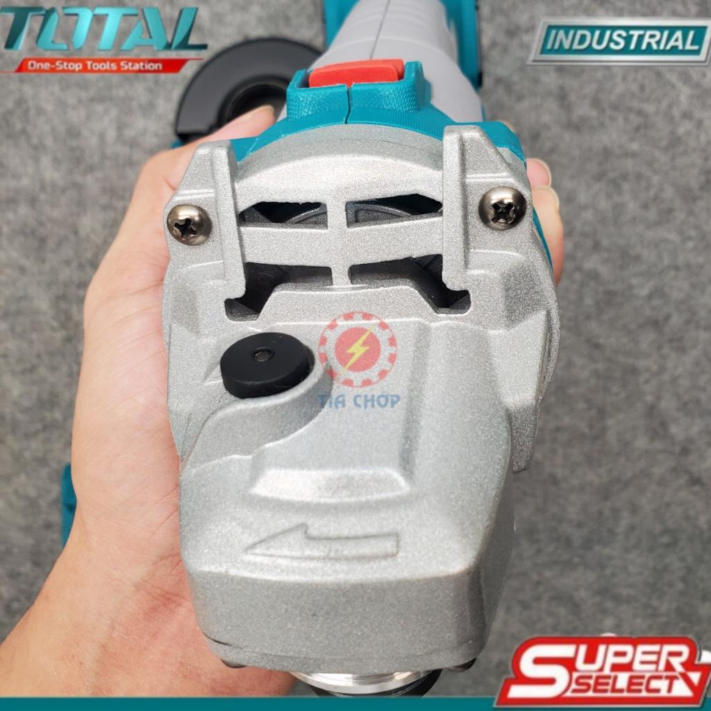 MÁY MÀI GÓC DÙNG PIN TOTAL 20V MOTOR KO CHỔI THAN TAGLI1002