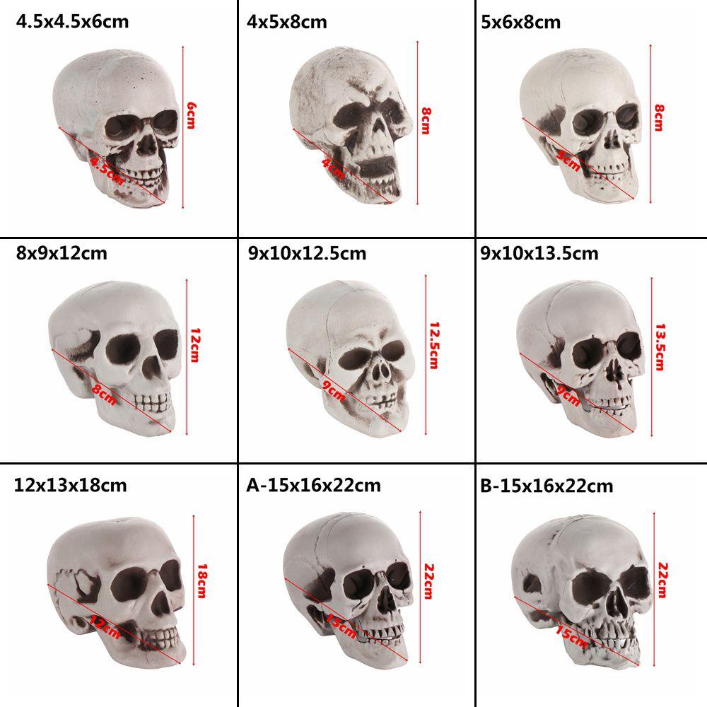 1 Đầu Lâu Kinh Dị Trang Trí Halloween