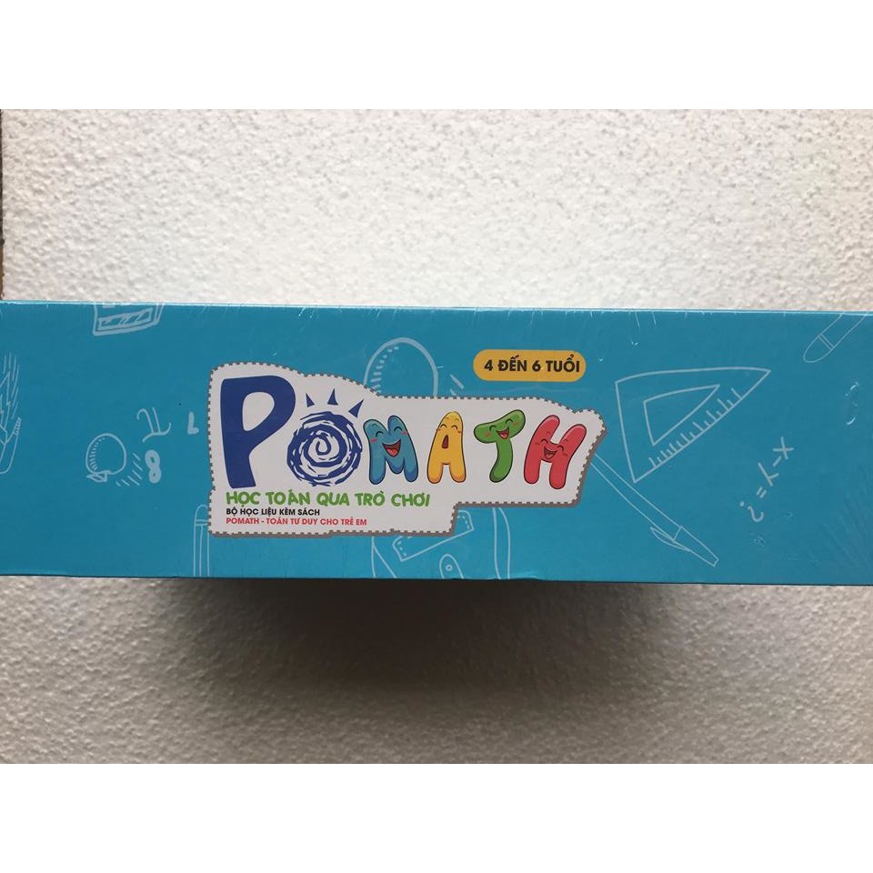 Bộ đồ chơi giáo dục Học Liệu Kèm Sách POMath - Học Toán Qua Trò Chơi