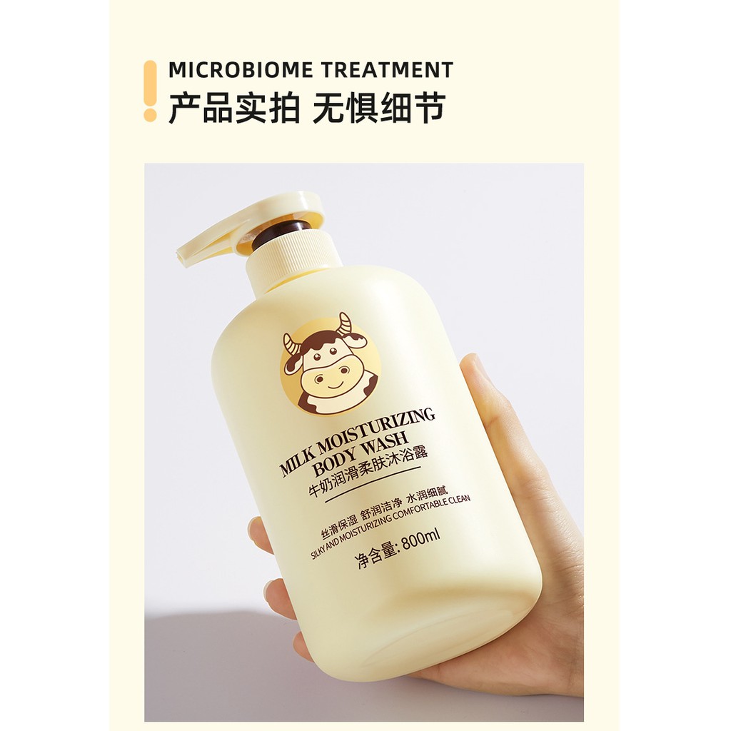 Sữa tắm con bò 800ml dưỡng ẩm, mềm da
