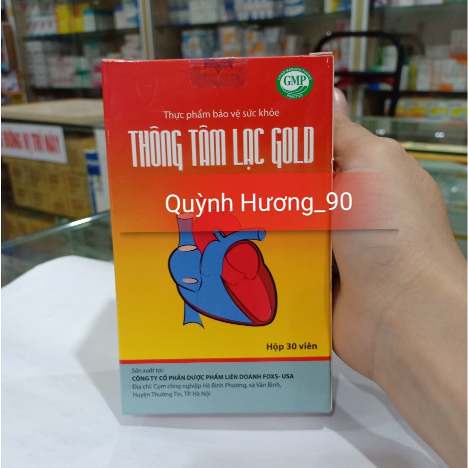 THÔNG TÂM LẠC GOLD lọ 30 viên giúp tăng cường sức khỏe tim mạch
