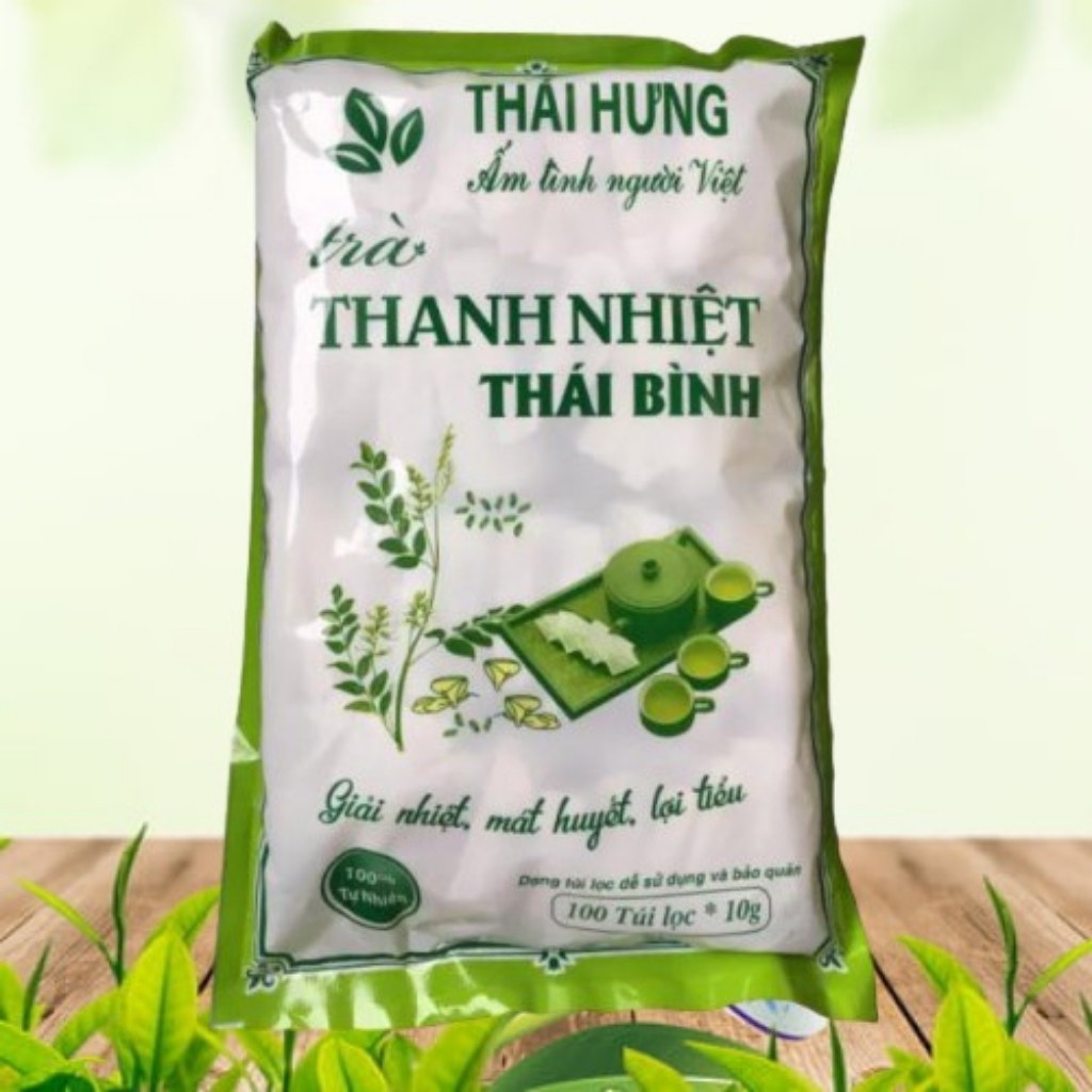 Trà Thanh Nhiệt Thái Hưng Thanh Lộc Cơ Thể, Đào Thải Độc Tố, Thanh Nhiệt Cơ Thể 100 Túi 10g