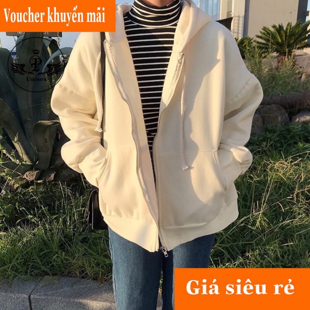 [PHUOHA99K] Áo Khoác Nỉ Trơn Form Rộng Unisex , Áo Hoodie Trơn Form Rộng Dây Kéo ( kèm ảnh ,video thật shop tự quay ) | BigBuy360 - bigbuy360.vn