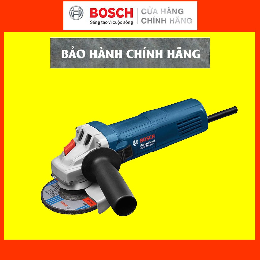[CHÍNH HÃNG] Máy Mài Góc Bosch GWS 750-100, Giá Đại Lý Cấp 1, Bảo Hành Tại Các TTBH Toàn Quốc