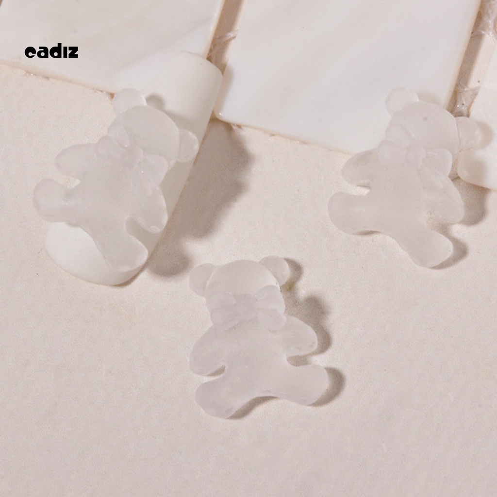 [Hàng mới về] Phụ kiện hình gấu dùng trang trí móng tay nghệ thuật cho nữ