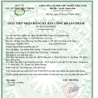 Sữa bột YOKO GOLD 3 850g (cho trẻ từ 2 - 6 tuổi)