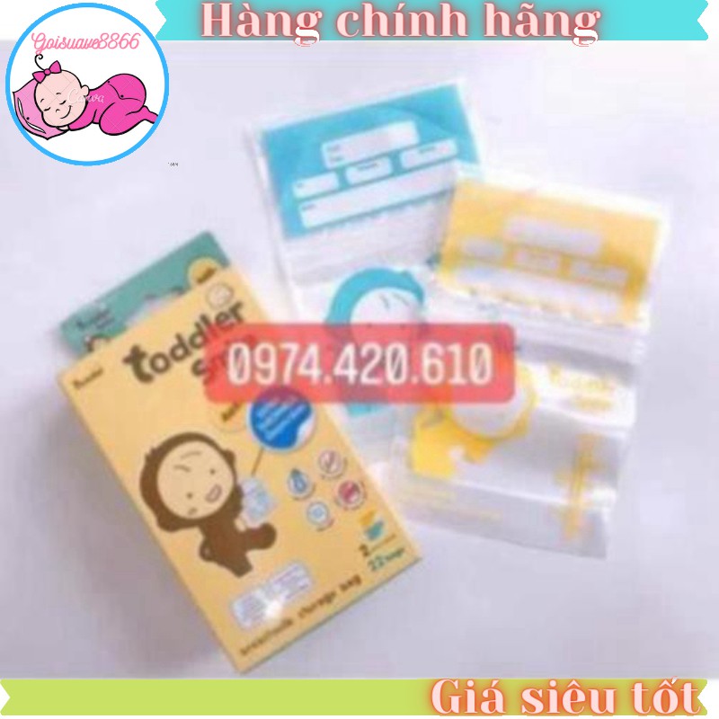 [NVMH] [ Chính Hãng] Túi trữ sữa Toddler Mini Thái Lan hộp 22 chiếc.