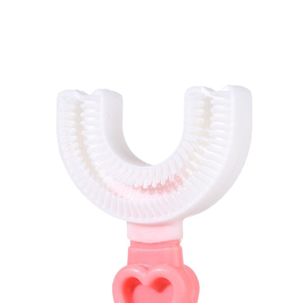 NIUYOU Bàn Chải Đánh Răng Hình Chữ C Cho Bé Từ 2-12 Tuổi