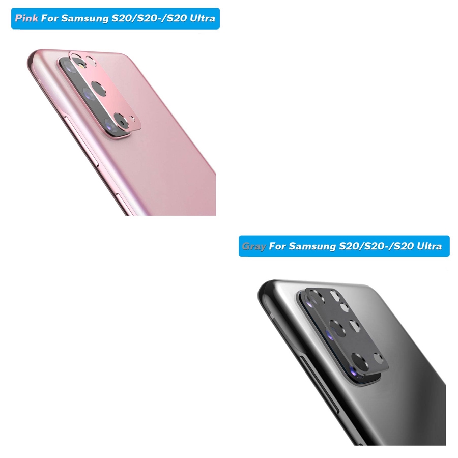 Miếng dán kim loại bảo vệ máy ảnh chống trầy cho điện thoại Cho Samsung Galaxy S20 Plus Note 20 Ultra