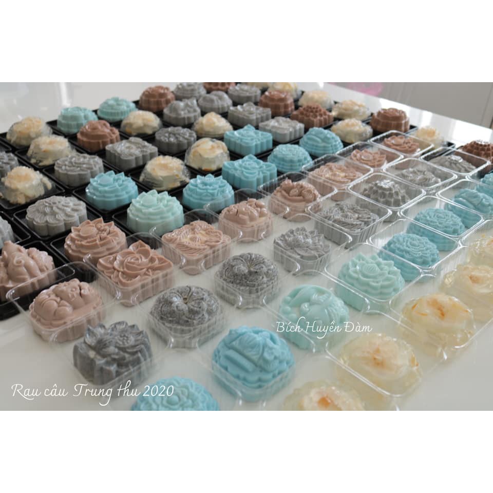 Khuôn rau câu trung thu nhựa