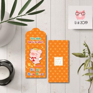 100c lì xì lợn sắc màu 2019