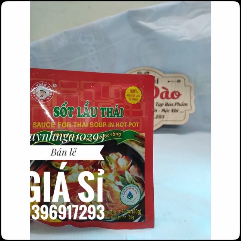 Sốt Lẩu Hải Sản/Sốt Lẩu Thái gói 50g