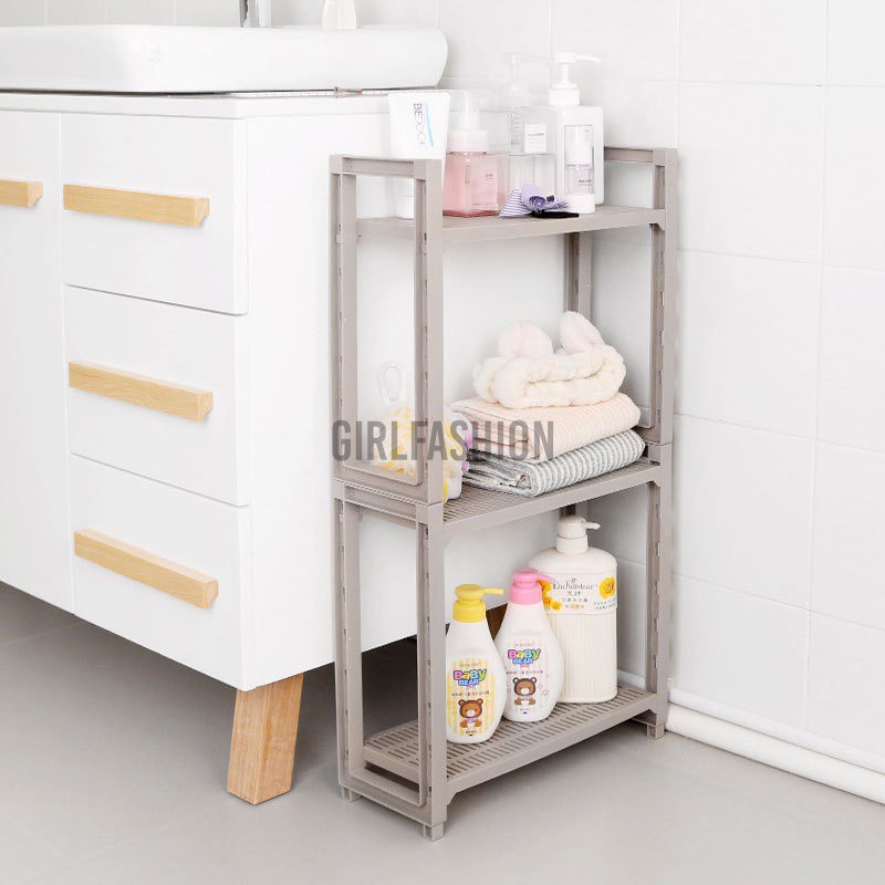 Bathroom Shelves Floor Shelves Plastic Shelves Bedroom Living Room Storage Rack