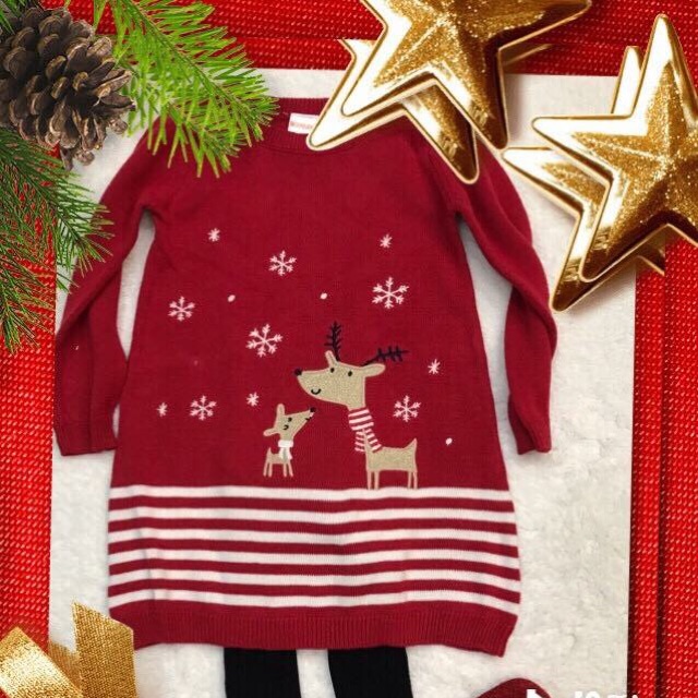 Váy diện noel cho bé gái