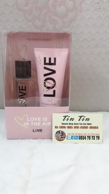 SET QUÀ TẶNG XỊT TOÀN THÂN & DƯỠNG THỂ. BODY MIST & BODY LOTION VICTORIA’S SERCET | Thế Giới Skin Care