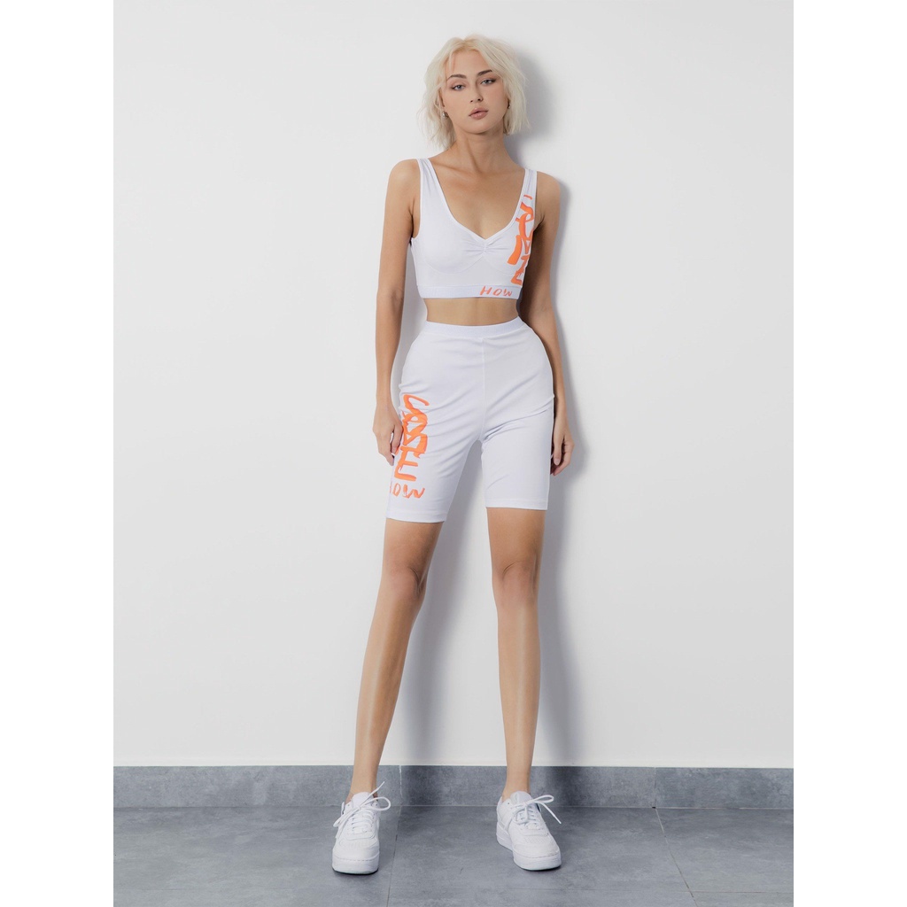 Set Nữ GYM Outfit 3D Printing, Chất Liệu Cotton Co Dãn Thoải Mái, Năng Động,WSD000001,SOMEHOW