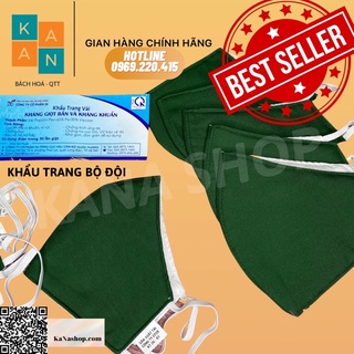 Combo 10 khẩu trang vải ⭐️⭐️⭐️ hàng chuẩn bqp ⭐️⭐️⭐️
