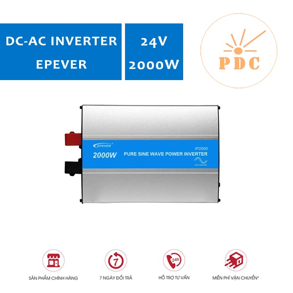 KÍCH ĐIỆN  SINE CHUẨN EPEVER CÔNG SUẤT 2000W, 24VDC