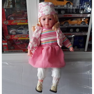 [Shopee giá rẻ] Búp bê Tây có nhạc (Búp bê vải loại to/loại nhỏ)