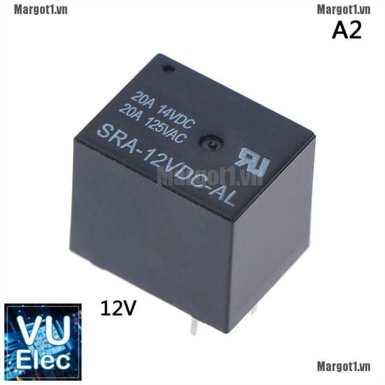 Rơ le - Relay  SRA-05VDC-AL SRA-12VDC-AL SRA-24VDC-AL 5V 12V 24V 20A