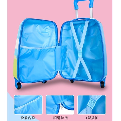 Vali tay kéo 18 inch họa tiết hoạt hình dễ thương cho bé