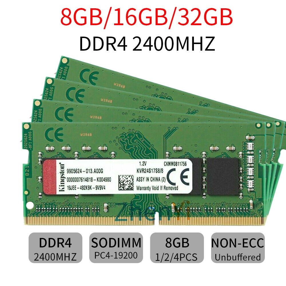 Ram Kingston DDR4 8GB 2400MHz Mới Chính Hãng - Dùng Cho Laptop Macbook