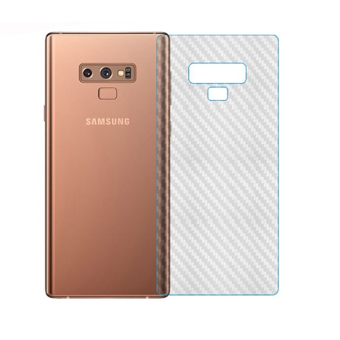 Set 2 miếng dán dệt sợi carbon cho lưng Samsung Note 7 8 9 A5 A7 A8 A9Star S9 S8 Plus S6 S7 Edge