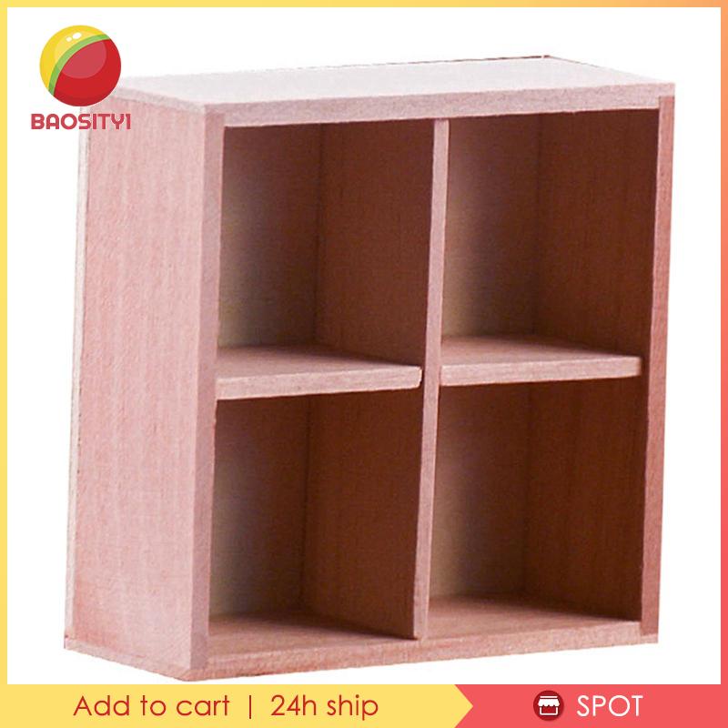 Tủ Gỗ Mini Tỉ Lệ 1:12 Trang Trí Nhà Búp Bê