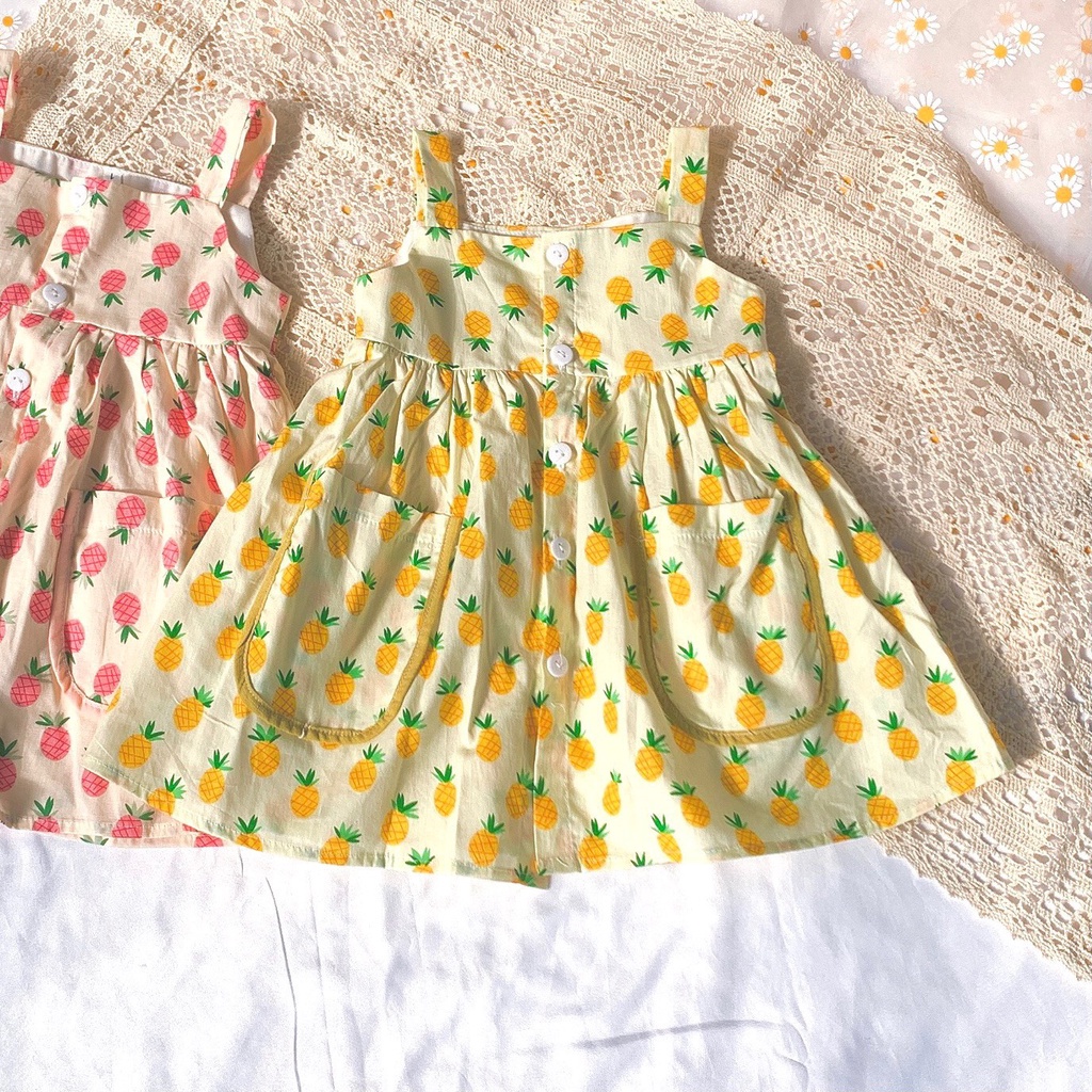 Váy bé gái Dewkids họa tiết hoa nhí cao cấp