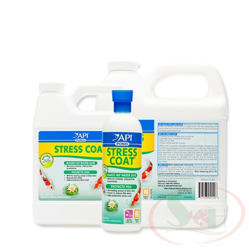 Dung dịch giảm stress API Pond Stress Coat can 1890 ml xử lý nước khử clo độc bể cá tép thủy sinh