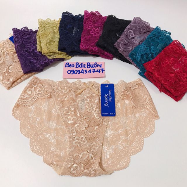 Combo 10 quần lót ren beautiful spring 5071