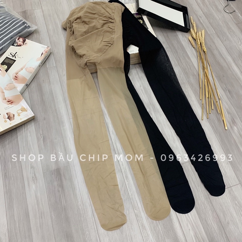 Quần tất bầu mỏng tàng hình SK chuẩn xịn siêu mỏng siêu dai, có chun điều chỉnh -QTA08