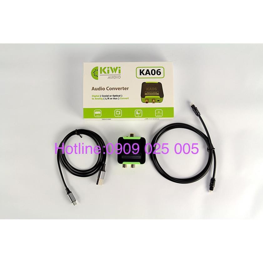 BỘ CHUYỂN ĐỔI ÂM THANH OPTICAL KIWI KA-02