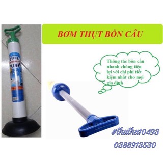 Bơm thụt thông tắc bồn cầu loại dày