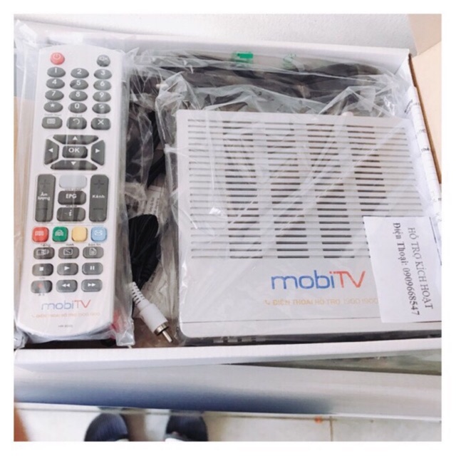 Trọn Bộ F6 MobiTV DVBT2 + Anten + 15m dây cab