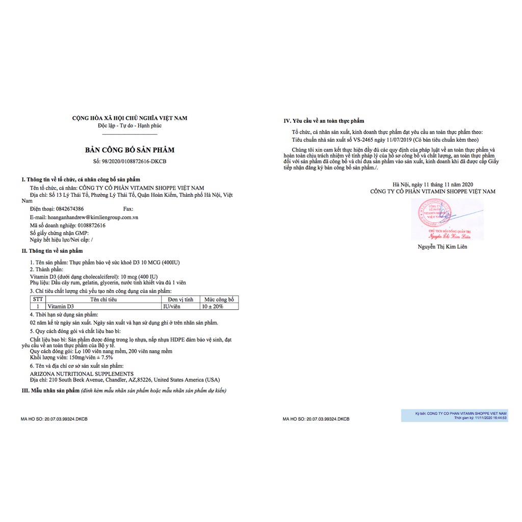 [TPNK CHÍNH HÃNG] TĂNG CƯỜNG HẤP THU CANXI - D3 10 MCG (400 IU) | Thế Giới Skin Care